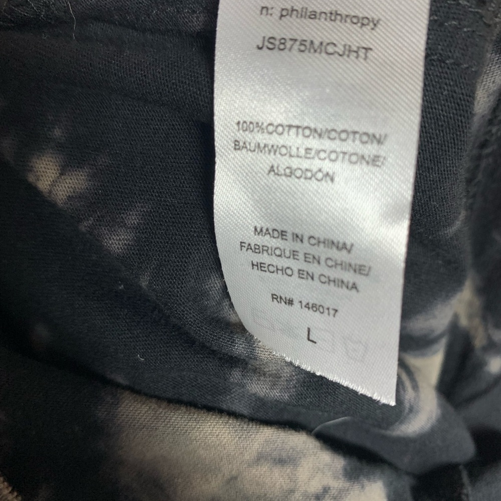 n:Philanthropy Black Tie-Dye Jumpsuit Size L - Picture 7 of 11